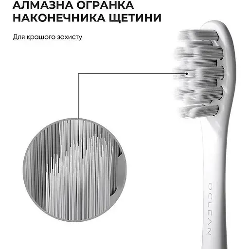 Насадка Oclean P1S12 догляд за яснами ультрам'яка біла 6 шт. - фото 3