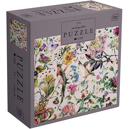 Пазлы трехслойные Interdruk Secret Garden 4, 500 шт. (385079)