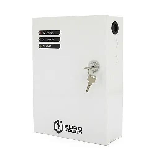 Источник бесперебойного питания (ИБП) 12V/5A EuroPower EP-UPS-1205(M), под акб GEL/AGM - 12V/7A, ток заряда - 13,8V/0.65A, металл, 265х195х75 mm - фото 2