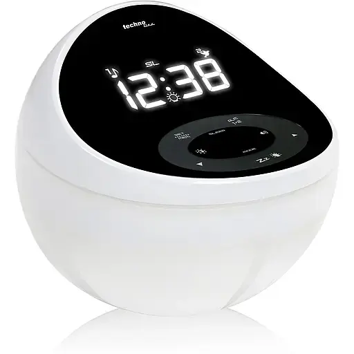 Часы настольные с радио Technoline WT500 Black/White (WT500) - фото 2