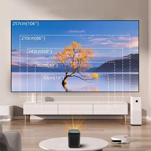Проектор 4k Android X10 Black - фото 3