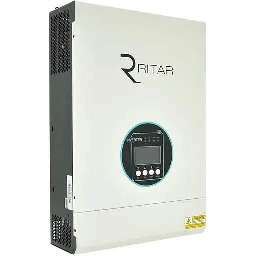Гибридный инвертор Ritar RTSVMH-MPPT-5048, 5000W, 48V, 160-275V, MPPT (80А, 120-430 Vdc) Parallel