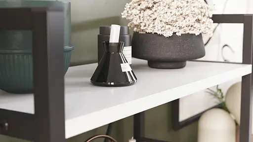 Етажерка 4/60 Ferrum-decor Серії Коннект 120x60x28 чорний ДСП Білий 16мм (FRD-104236) - фото 2