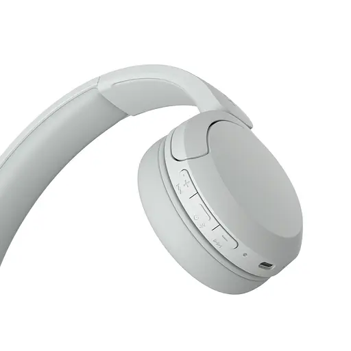 Наушники On-ear WH-CH520 BT 5.2, SBC, AAC, Wireless, Mic, Белый Sony teh0013183 - фото 6