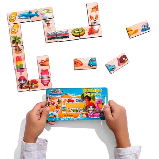 Дерев'яне доміно Ubumblebees Половинки (ПСД266) PSD266 - фото 2