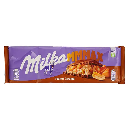 Уцінка. Шоколад Milka з арахісом та карамеллю 276 г (728271) 