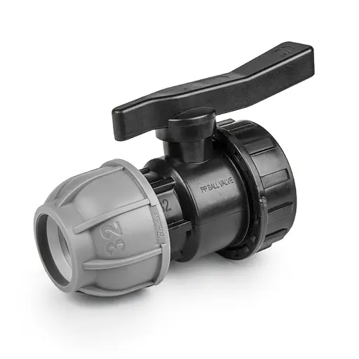 Кран Bradas для труб PE 25 мм x 3/4 PN16 з внутрішнім різьбленням (DSRA16V25F34) - фото 1