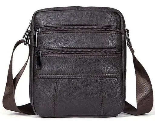Чоловіча шкіряна сумка Vintage 18х22,5х5,5 см sum0012304 - фото 1