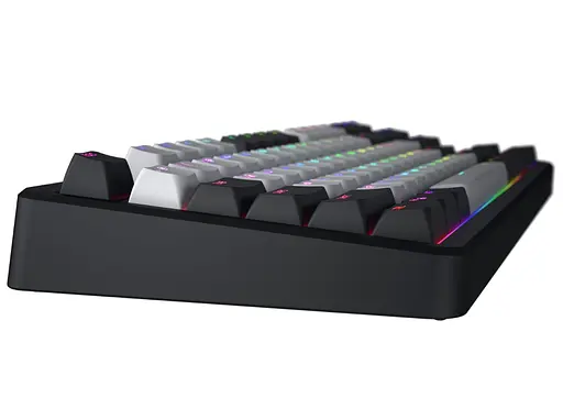 Клавиатура игровая механическая HATOR HTK-850UA Wireless Black-White Rockfall 3 TKL Mecha orange, QMK/VIA - фото 4