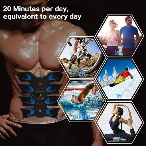 Міостимулятор EMS ABS Trainer для талії ніг та рук - фото 4