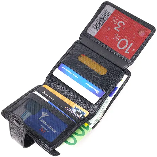 Кожаный кошелек Canpellini 10.6х9х1 см acs0025193 - фото 5