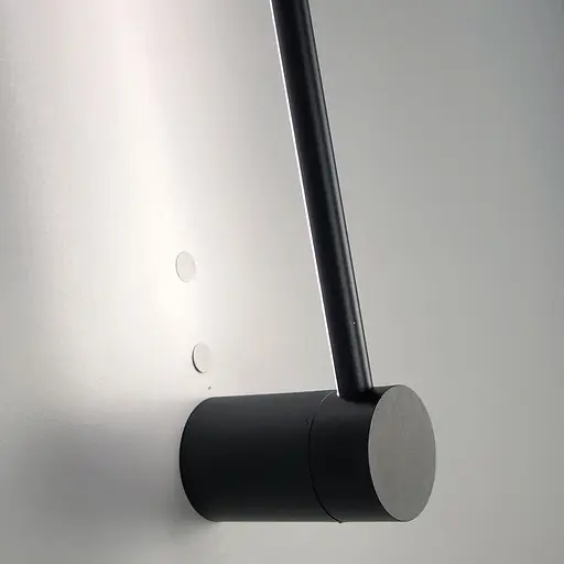 Сучасні лінійні бра в чорному каркасі Line F довжина 100 см Арт. WJ014 BK OLD - фото 5