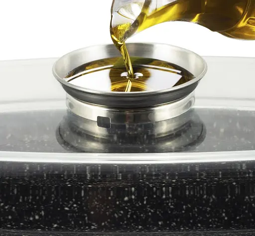 Гусятниця Zurrichberg ZBP-7102 з мармуровим покриттям з кришкою 32 см 5.6 л Бордо - фото 7