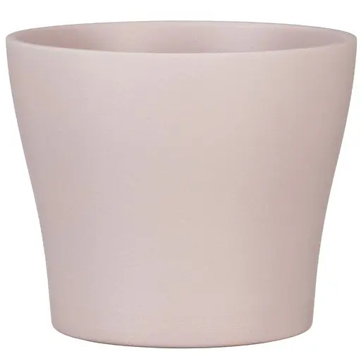 Кашпо для цветов Scheurich 808 керамика 15 см пудро-розовый (4002477681832) - фото 1