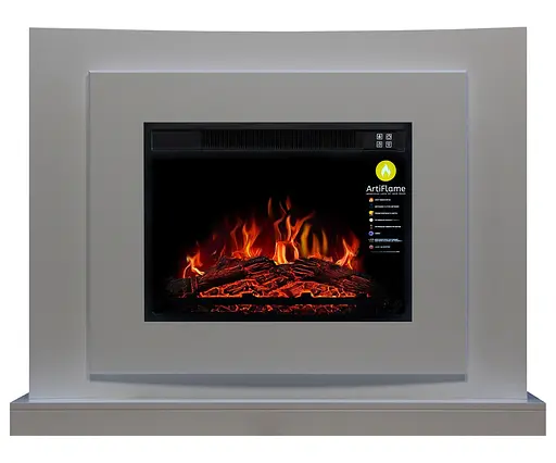 Камінокомплект  ArtiFlame LUCCA AF23S Білий Б'янко - фото 3