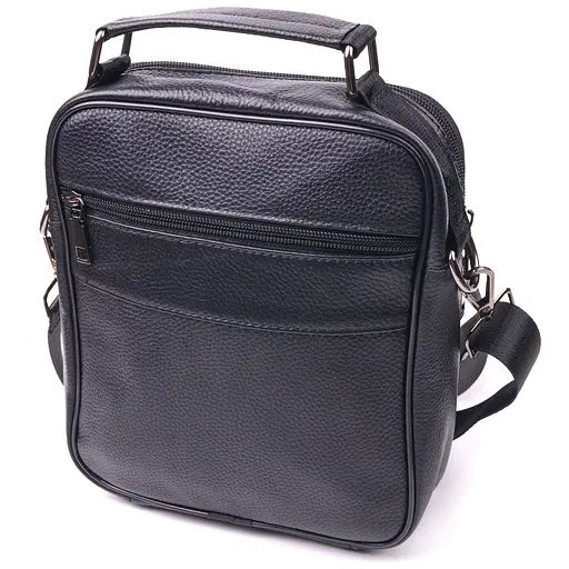 Чоловіча шкіряна сумка Vintage 20х23х6 см sum0022399 - фото 2