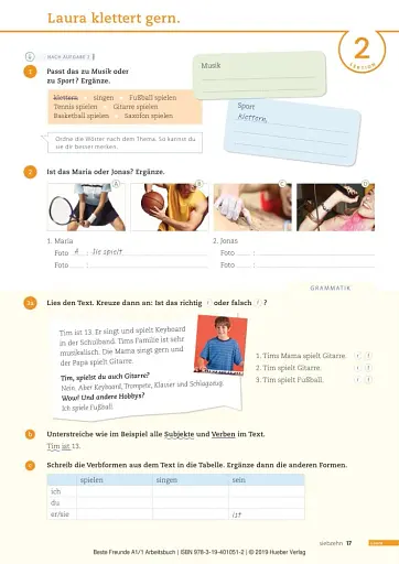 Beste Freunde A1.1 Arbeitsbuch mit Audio-CD - фото 3