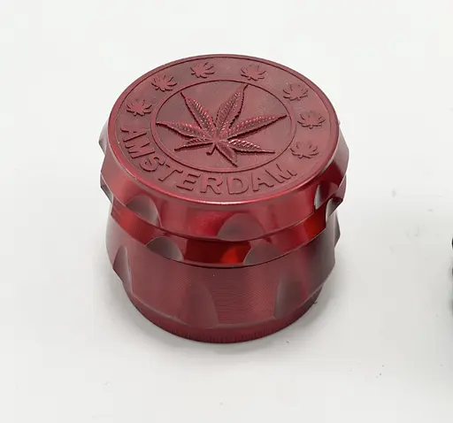 Гриндер для подрібнення тютюну D&K CANNABIS DK-5083-4 Red (15712) - фото 3