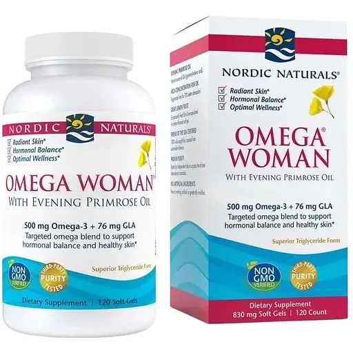 Жирные кислоты Nordic Naturals Omega Woman, 120 капсул