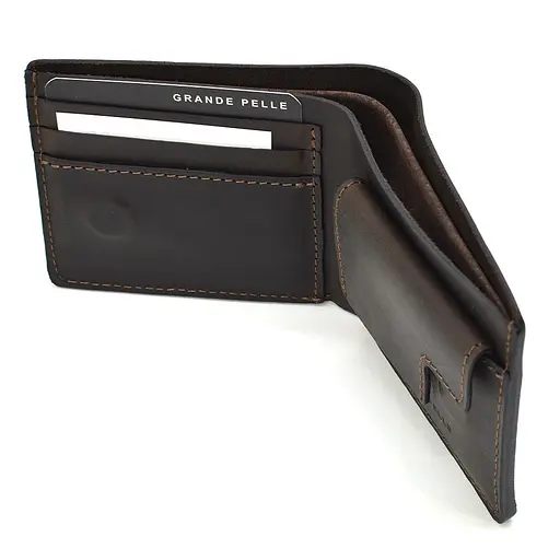 Мужской кожаный кошелек Grande Pelle acs0029289 - фото 6