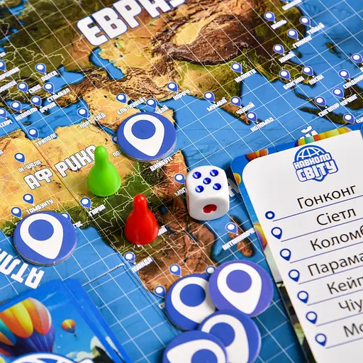 Настільна гра Strateg Навколо світу: Небесні пригоди  (30502) - фото 4