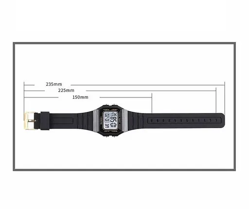 Часы наручные мужские Skmei 1683 Black White, 1683BKWT (18455) - фото 8