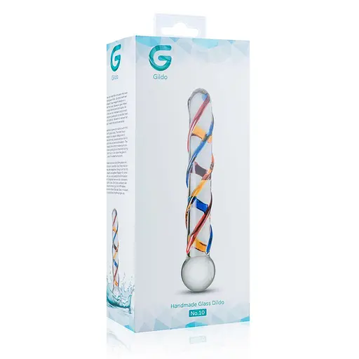 Скляний дилдо Gildo Glass Dildo No. 10 - фото 3