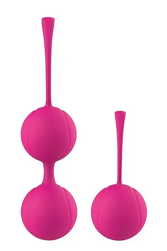 Набор вагинальных шариков Love Balls Duo Ball Set, 2 шт., розовый - фото 3