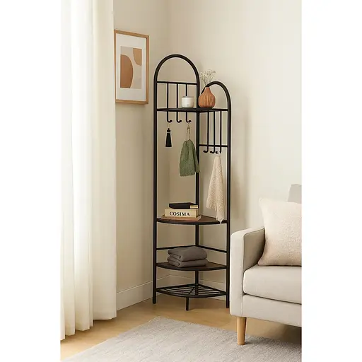 Вешалка для одежды Costway Richi угловая в стиле Loft - фото 2