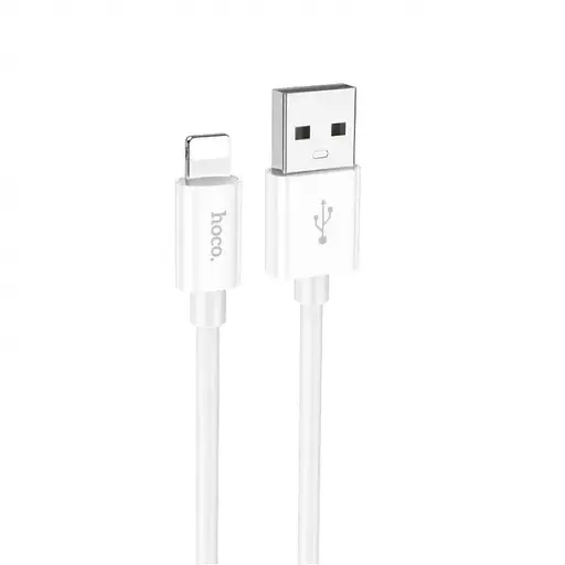 Кабель HOCO X87 Magic silicone charging data cable for iP White - фото 1