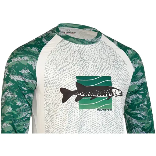 Реглан Favorite Basic Jersey Pike 2XL Зеленый - фото 3