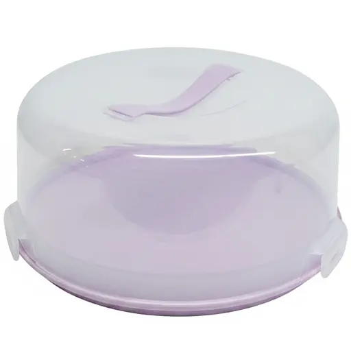 Тортівниця для тортів і капкейків Ardesto Tasty baking 28х14.5 см лілова (AR2328LPM)