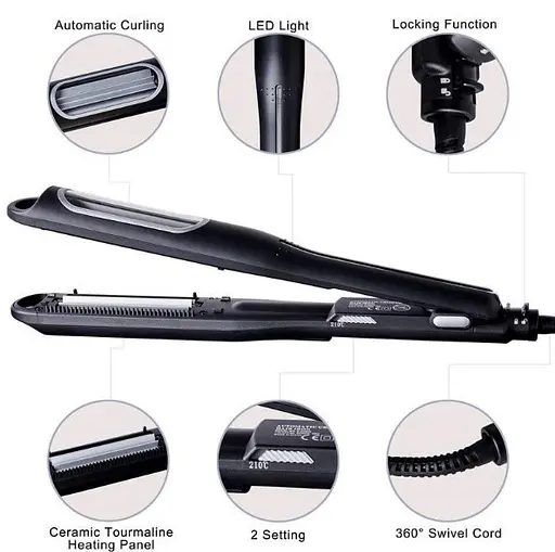 Плойка автоматичне гофре Automatic corn splint MX-486 обертовий ролик гофре терморегулятор кераміка - фото 5