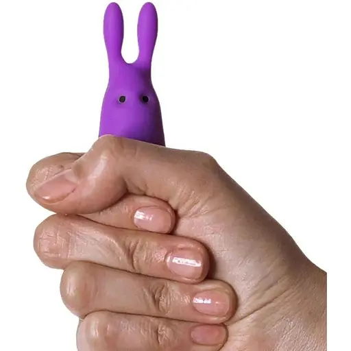 Віброкуль Adrien Lastic Pocket Vibe Rabbit Purple зі стимулюючими вушками - фото 4