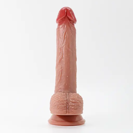 Фалоімітатор Crushious Inviktus 8" 22 см (тілесний) - фото 15