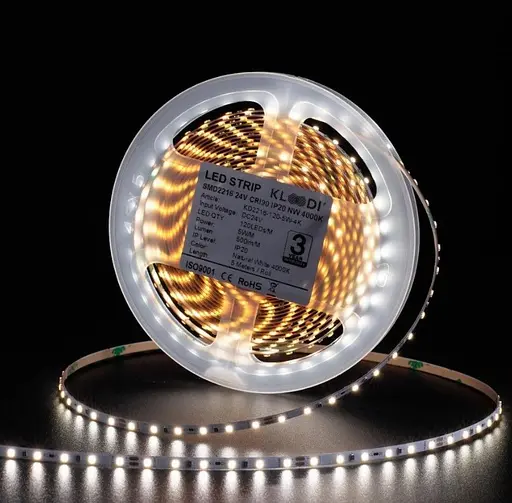 LED Стрічка 5W 120LED 4000K 500LM IP20 24V KLOODI KD2216-120-5W-4К-24V - фото 5