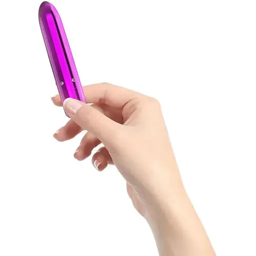 Виброкуля PowerBullet Pretty Point Rechargeable Bullet Purple фиолетовый - фото 3