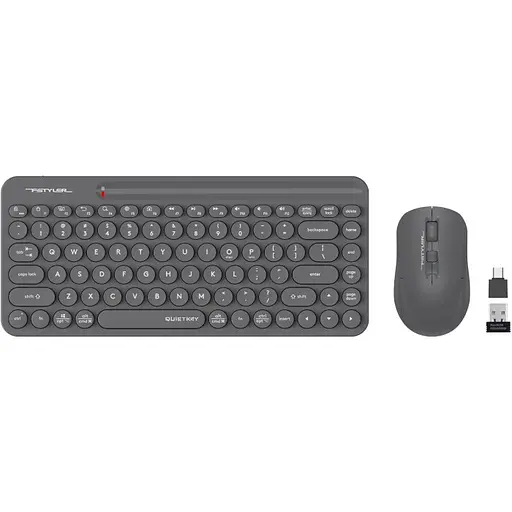 Комплект бездротовий A4Tech Fstyler FG3200 Air2 (Grey), Bluetooth/USB/Radio (USB) - фото 6