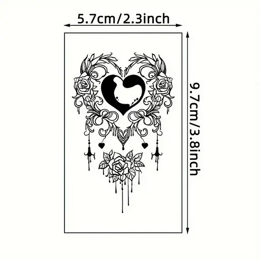 Набор детских временных тату "Черные мини №4" Fresh Tattoo black-tattoo-mini-set-4-H - фото 3