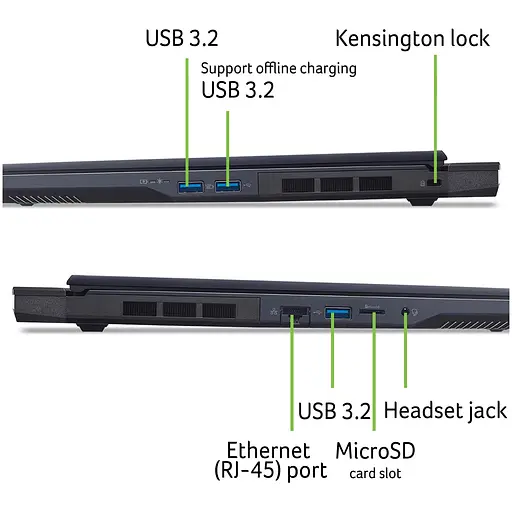 Ноутбук Acer Predator Helios Neo 16 AI PHN16-73-98JH Ultra 9 275HX la 54GHz,16'',IPS,32GB DDR5,1TB - фото 14
