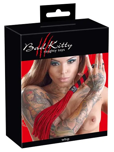 Флогер Bad Kitty Naughty Toys Whip 38 см червоний - фото 2