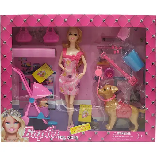 Кукла Модница с собачками и аксессуарами Bambi 18018 - фото 1