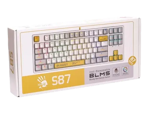 Клавиатура A4Tech S87 Bloody Energy RGB White - фото 2