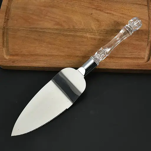 Набір ніж та лопатка для весільного торта з нержавіючої сталі 30.5 см, Kitchen Master 85820 - фото 10