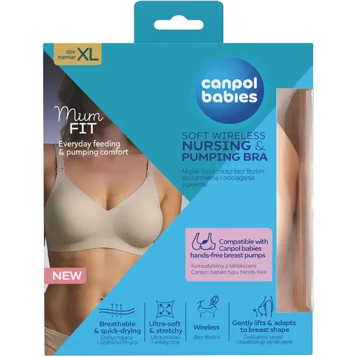 Бюстгальтер Canpol babies для грудного вскармливания и сцеживания XL (78/016) - фото 5