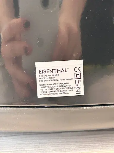 Мультипечь Eisenthal Luft-Friteuse JD989A 15L 1400W - фото 9