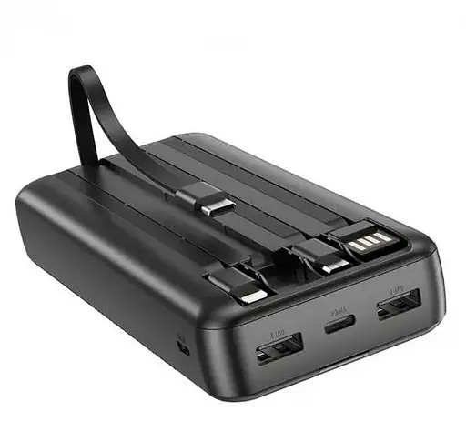 Универсальная зарядная батарея Power Bank Borofone BJ20A Mobile 20000 mAh (Черный) - фото 2