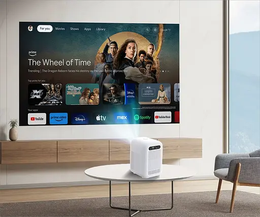 Проектор HP CP180 LED LCD HD 130 AL 16:9 AOSP HDMI Wi-Fi Bluetooth білий - фото 5