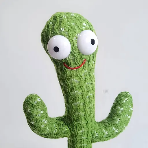 Игрушка танцующий кактус Dancing Cactus с музыкой, светом и повторением - фото 5