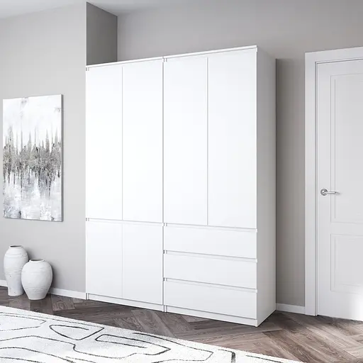 Шкаф для одежды Vays, со штангой и полками, комплект из 2 шкафов R10+R16 - фото 4